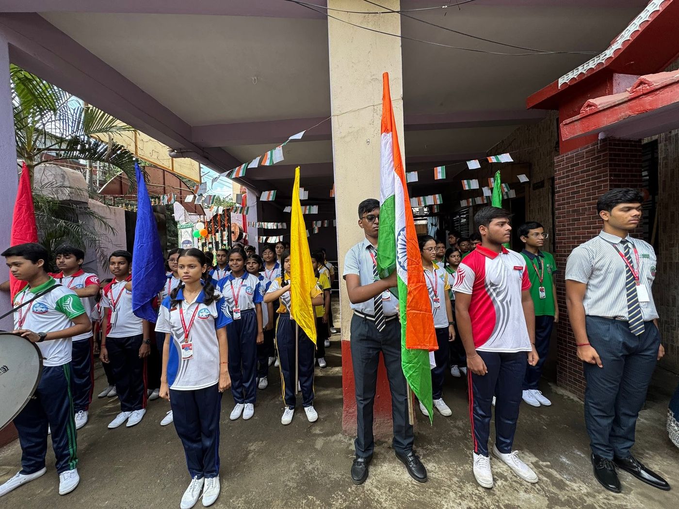 Independence Day flag parade
