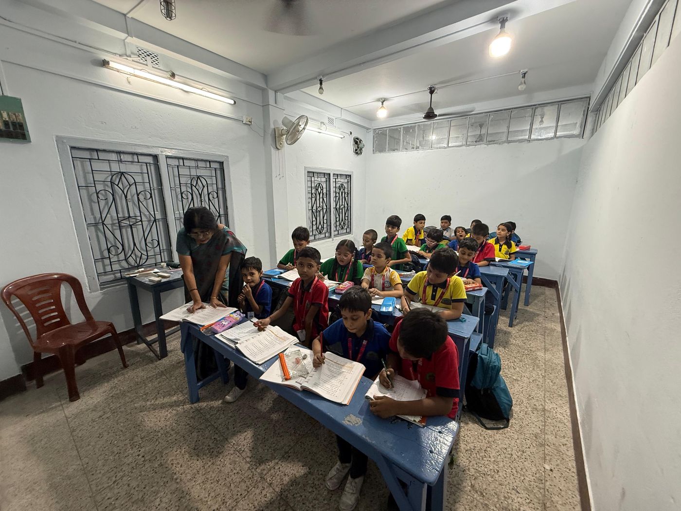 Middle School classroom