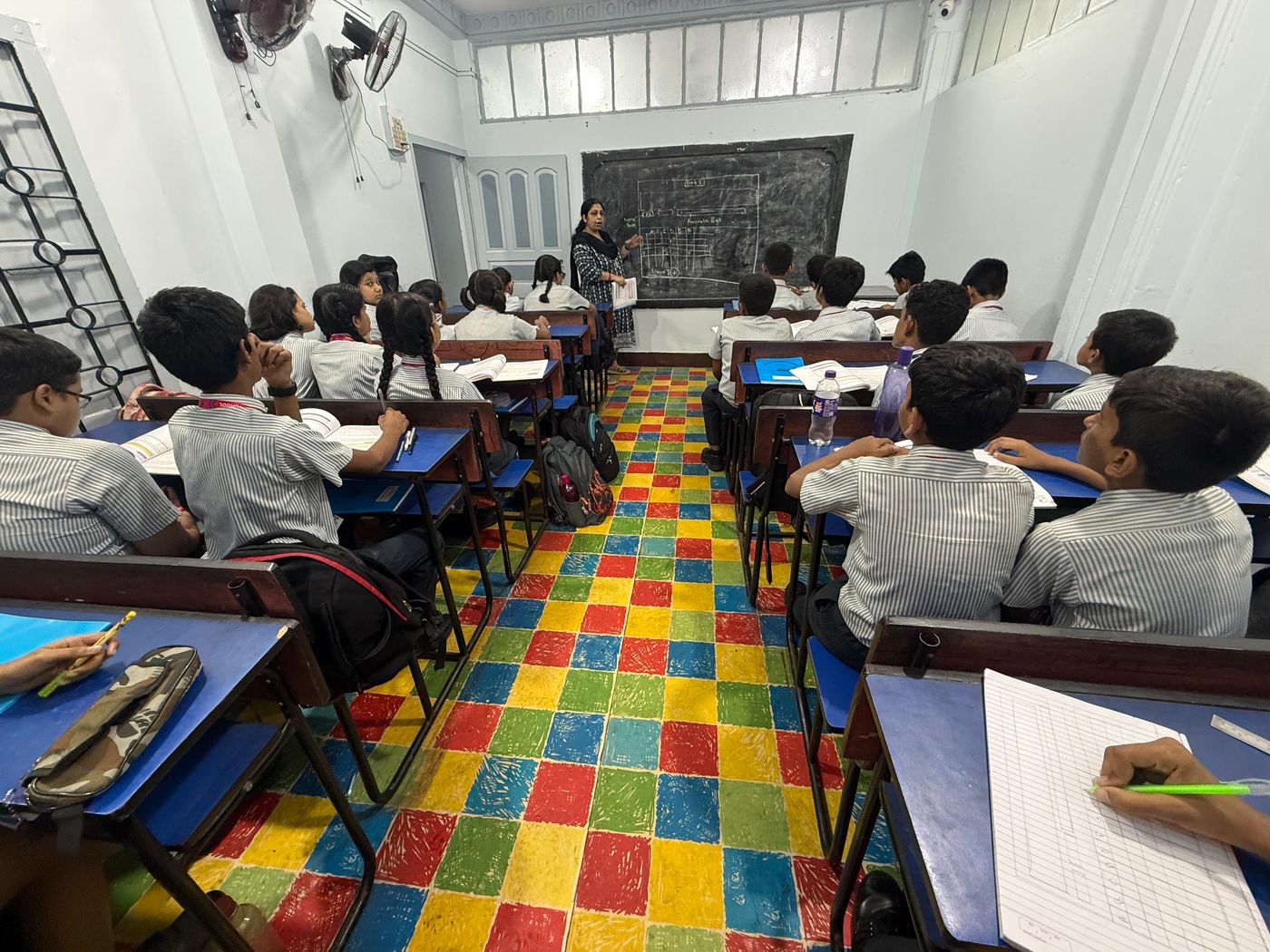 Middle School classroom