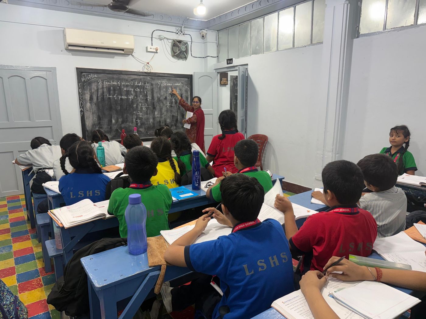 Middle School classroom